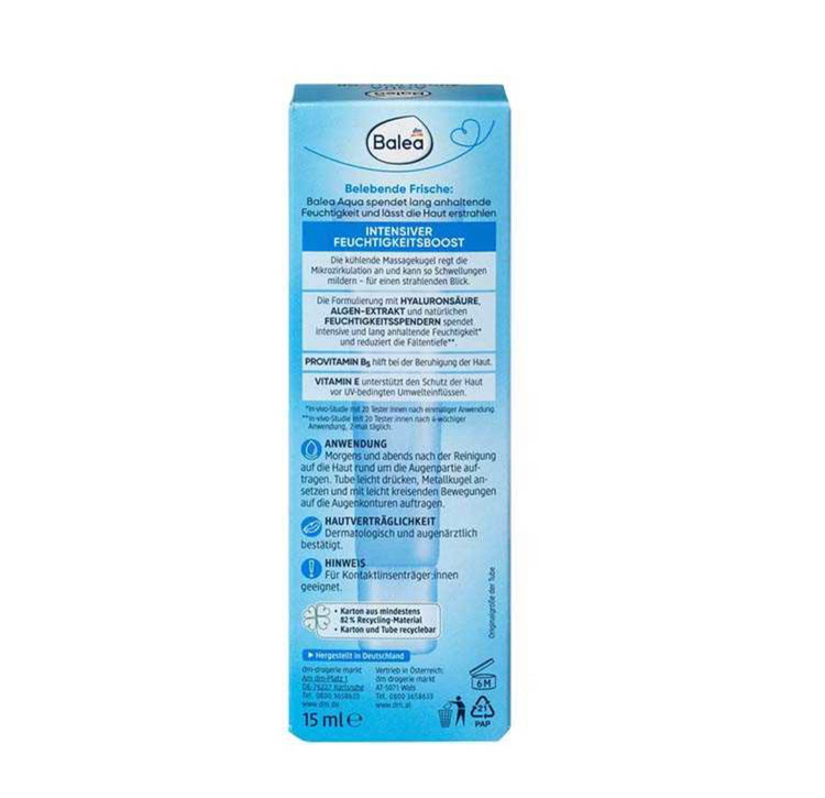 کرم ضد چروک و آبرسان دور چشم باله آ مدل AQUA