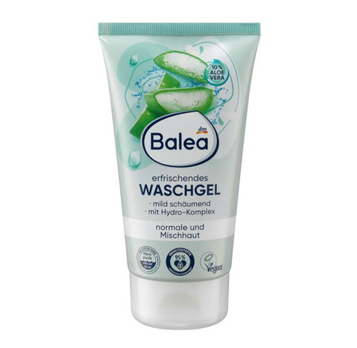 ژل شستشوی صورت پوست نرمال باله آ مدل Aloe Vera