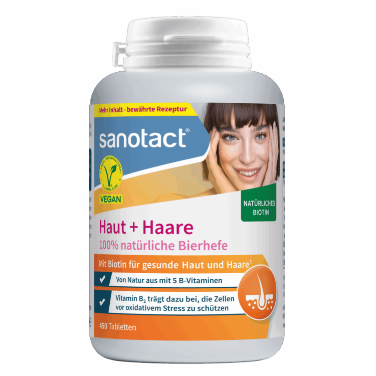 قرص Sanotact Haut + Haare