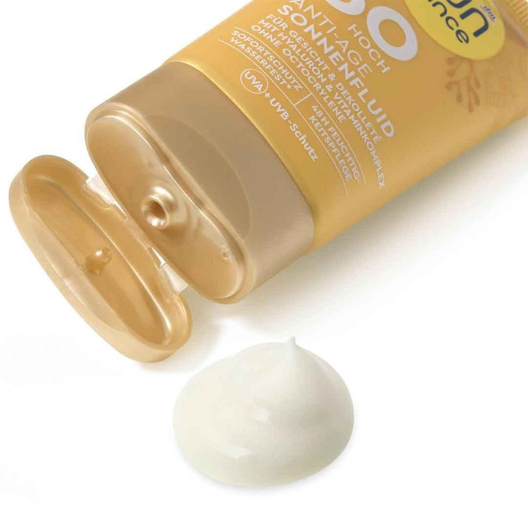 ضد آفتاب ضد پیری ساندنس SPF 30 حاوی هیالورونیک اسید