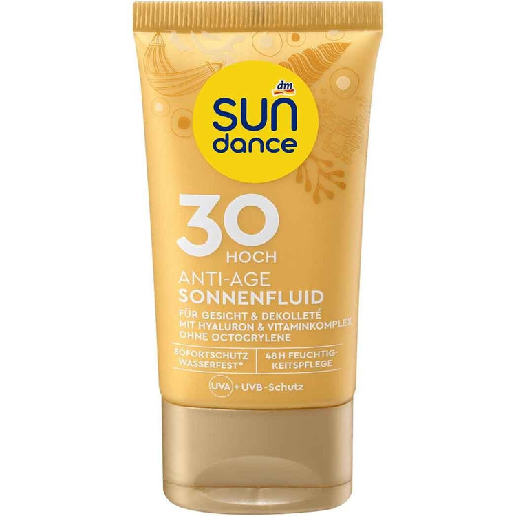 ضد آفتاب ضد پیری ساندنس SPF 30 حاوی هیالورونیک اسید